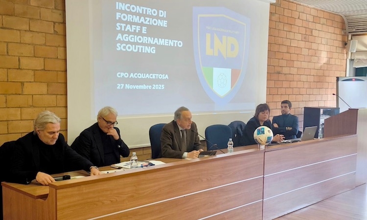 Rappresentative LND: Juventus e Veo Technologies tra i relatori del primo modulo di formazione scouting della stagione